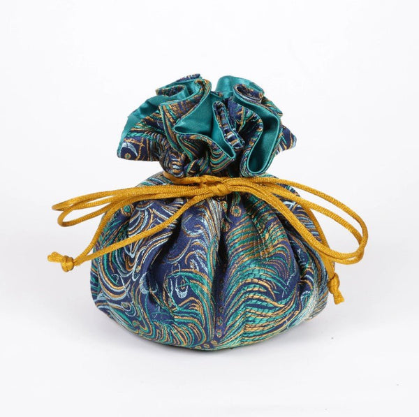 Brocade Jewelry Pouch - Leila Jewels