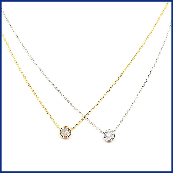 Zirconia Pendant Necklace - Leila Jewels
