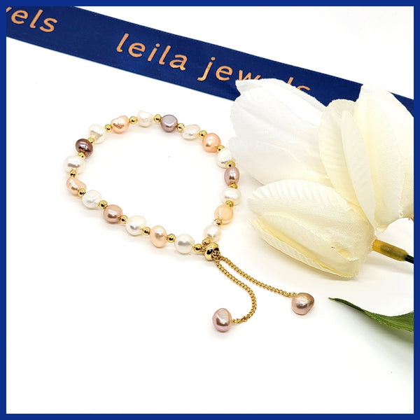 Pearl Pull Bracelet - Leila Jewels