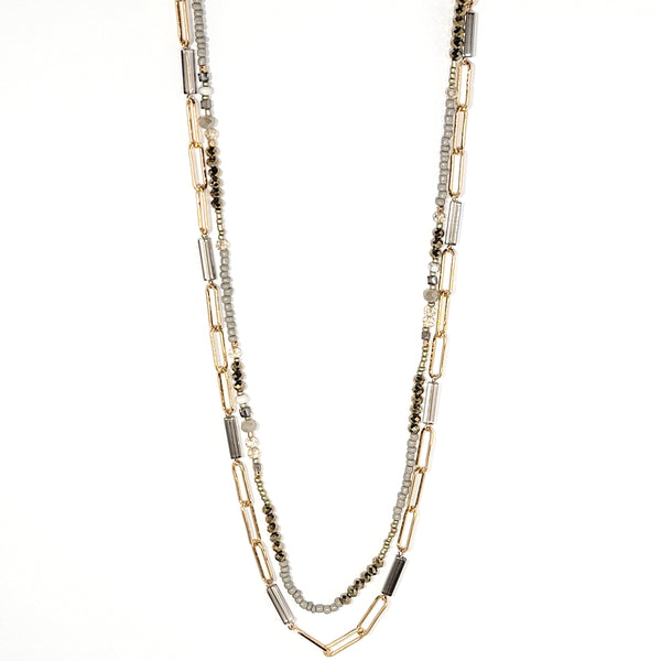 Double Strands Necklace - Leila Jewels