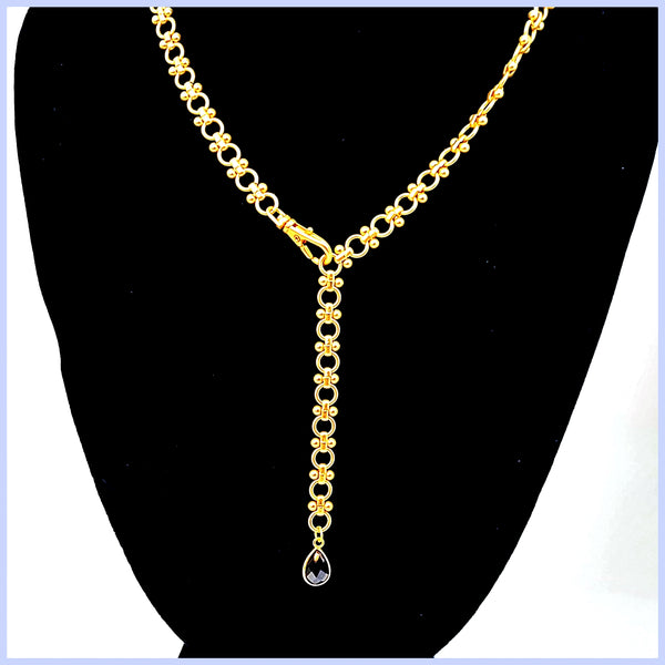 Luxe Gemstone Necklace - Leila Jewels