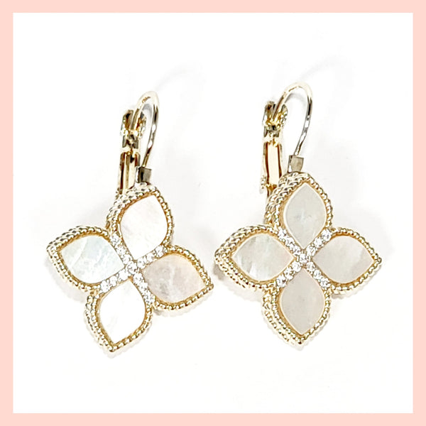 Venetian Style Drop Earrings - Leila Jewels