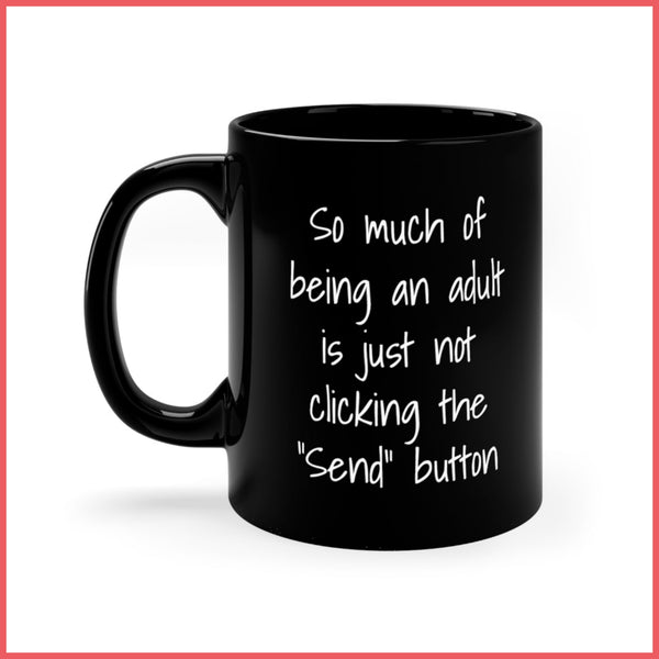 Black Coffee Mug - Adult - Leila Jewels