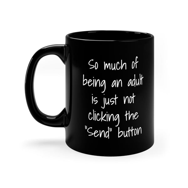Black Coffee Mug - Adult - Leila Jewels