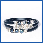 Pearl Crystal Wrap Bracelet