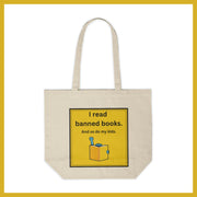 banned books tote bag leila jewels