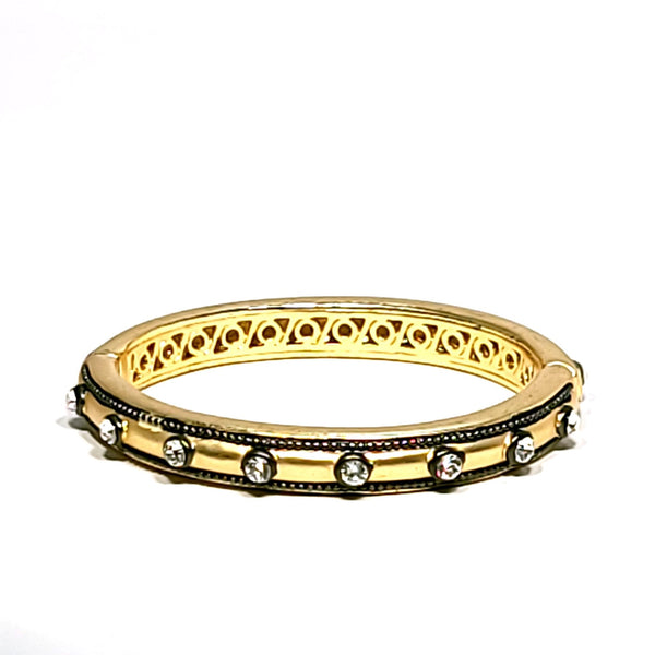 crystal studded bangle - Leila Jewels