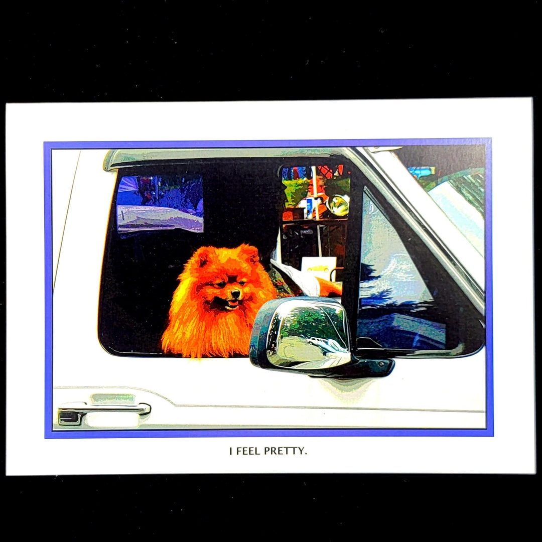 i feel pretty greeting card