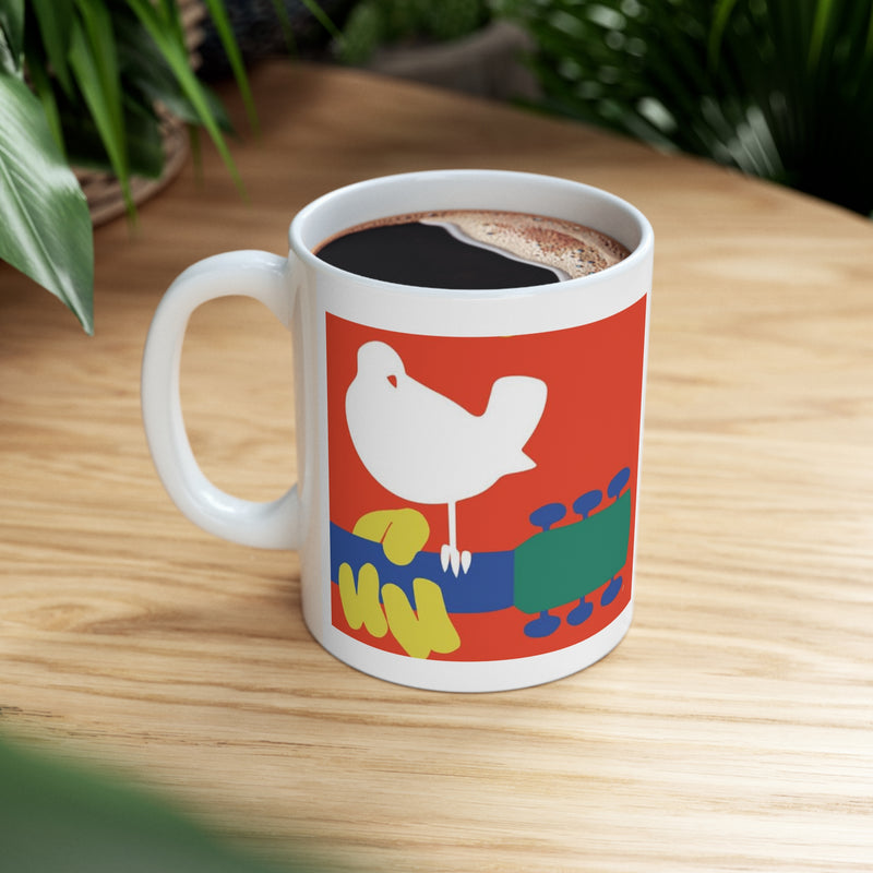 Guitar 11oz Ceramic Mug