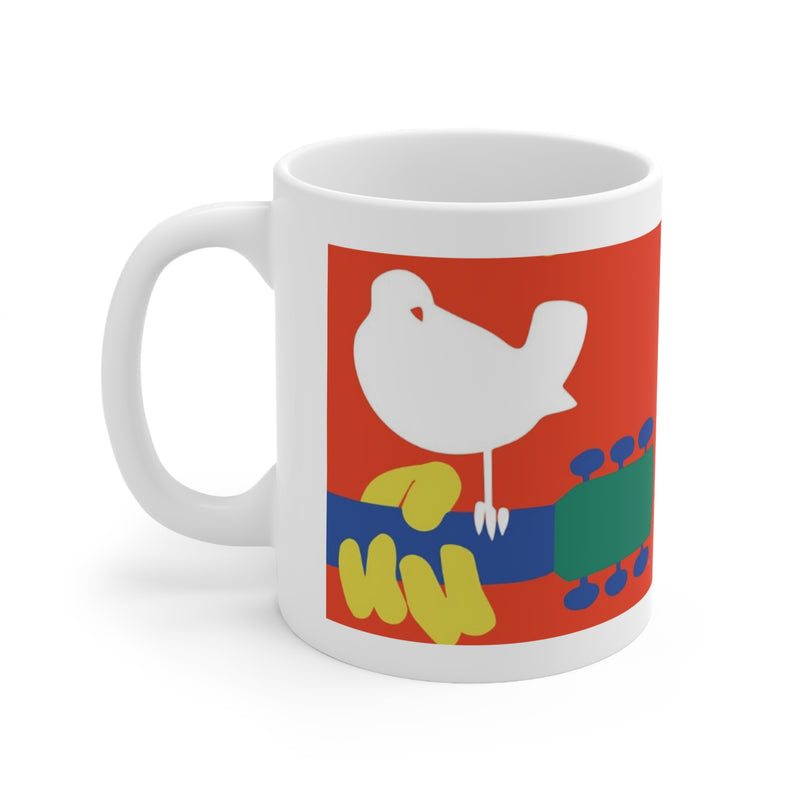 Guitar 11oz Ceramic Mug