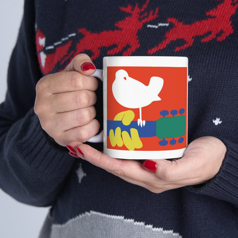Guitar 11oz Ceramic Mug