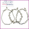 3 Chain Bracelet Set - Leila Jewels