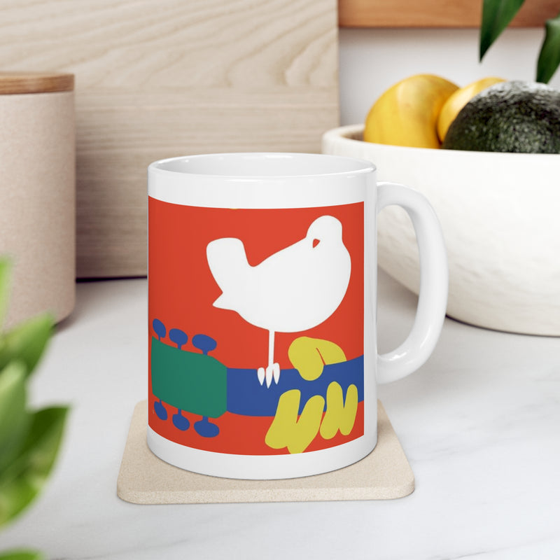 Guitar 11oz Ceramic Mug
