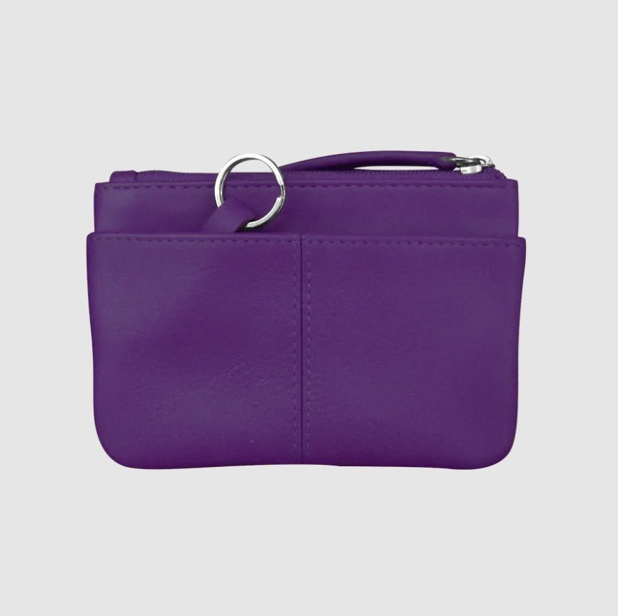 Mini Leather Coin Purse - Leila Jewels