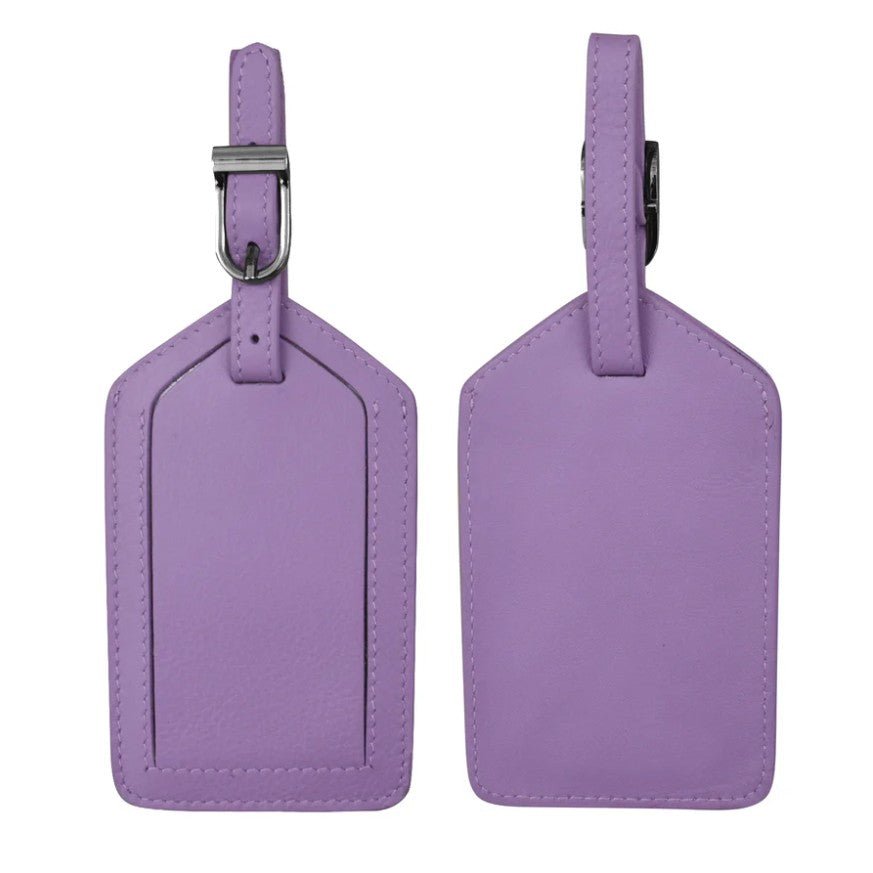 Leather Luggage Tag - Leila Jewels