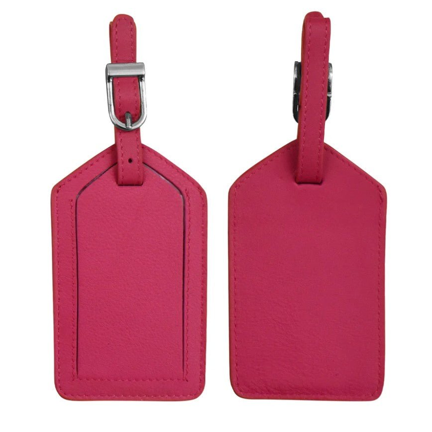 Leather Luggage Tag - Leila Jewels