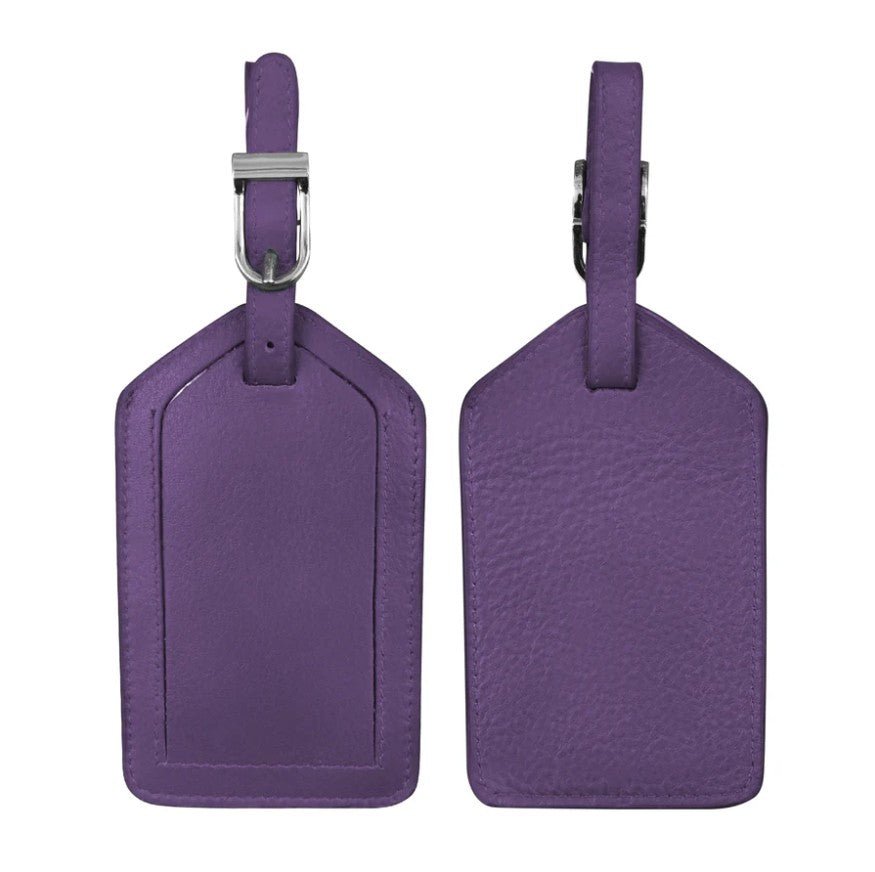 Leather Luggage Tag - Leila Jewels