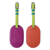 Round Leather Luggage Tag - Leila Jewels
