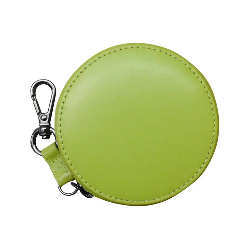 Round Leather Earbud Pouch Charm - Leila Jewels
