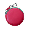 Round Leather Earbud Pouch Charm - Leila Jewels