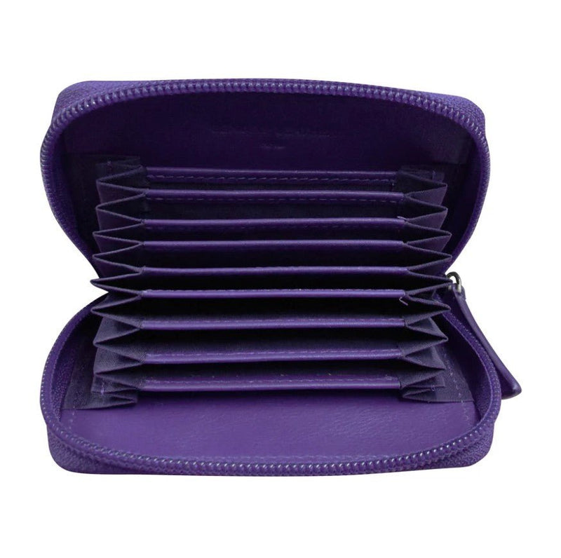 Leather Accordion Card Holder - Leila Jewels