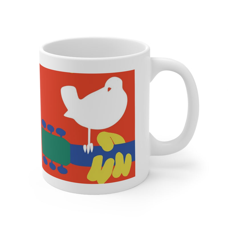 Guitar 11oz Ceramic Mug