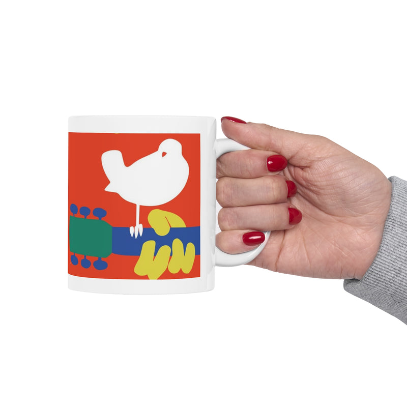 Guitar 11oz Ceramic Mug