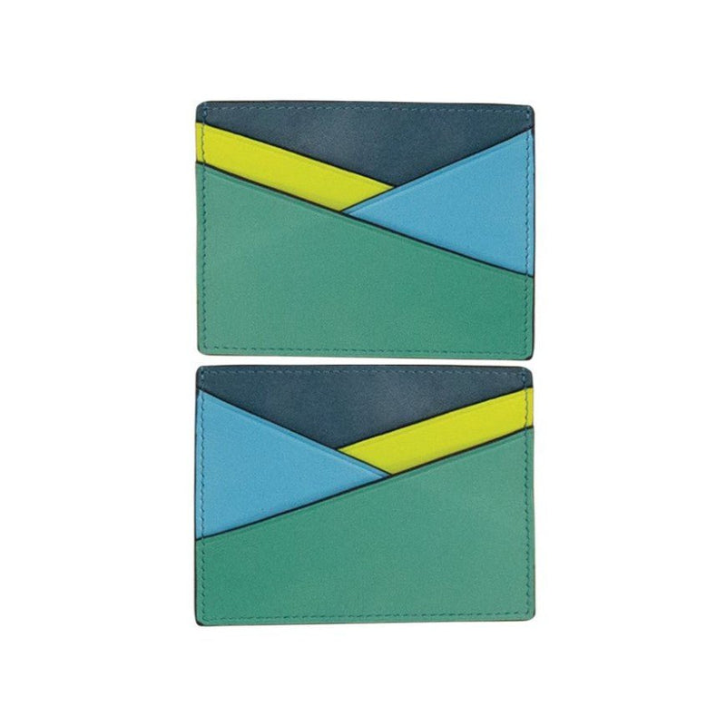 Asymmetric Leather Card Holder - Leila Jewels