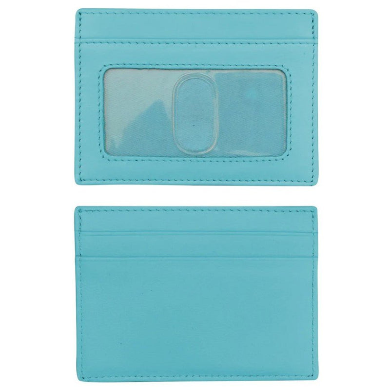 Flat Leather I.D. / Card Case - Leila Jewels