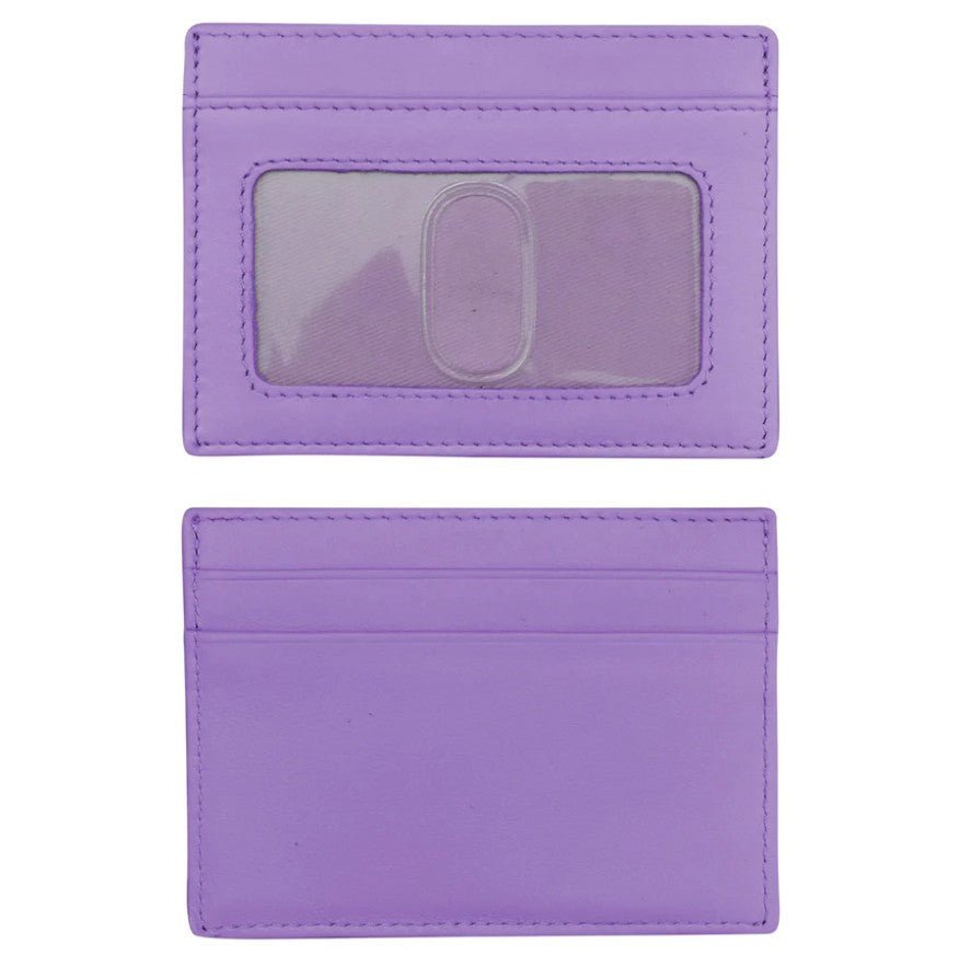 Flat Leather I.D. / Card Case - Leila Jewels
