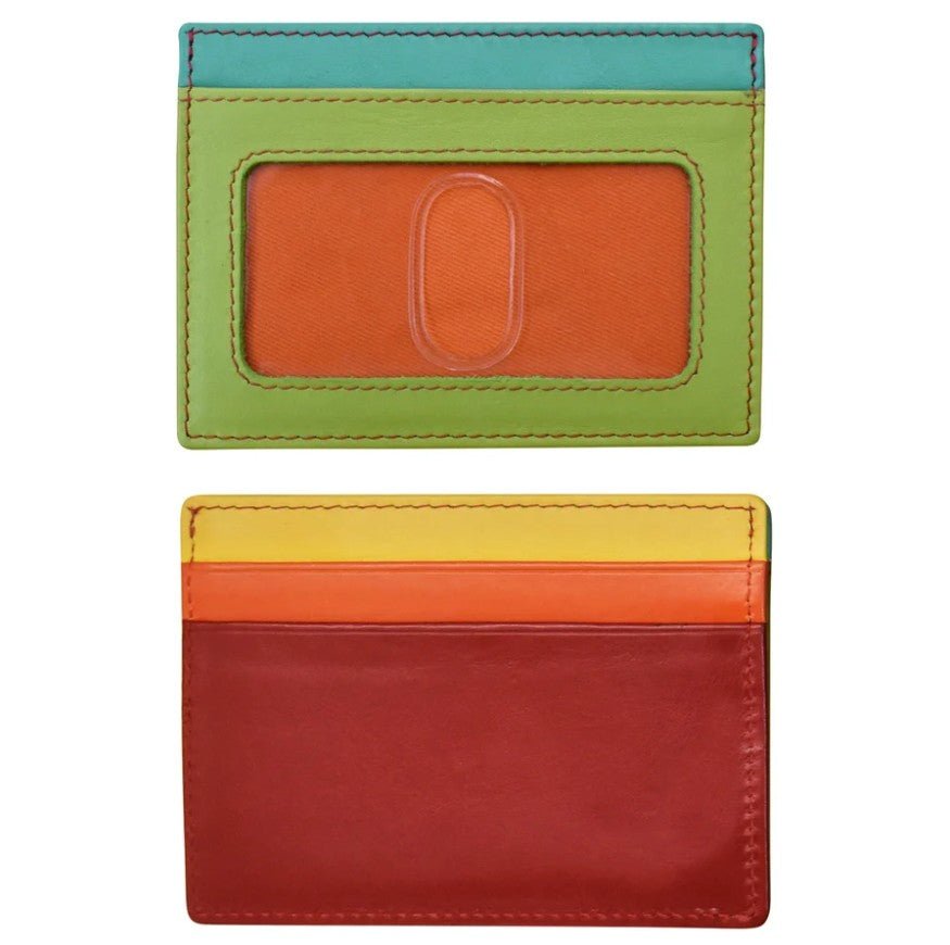 Flat Leather I.D. / Card Case - Leila Jewels