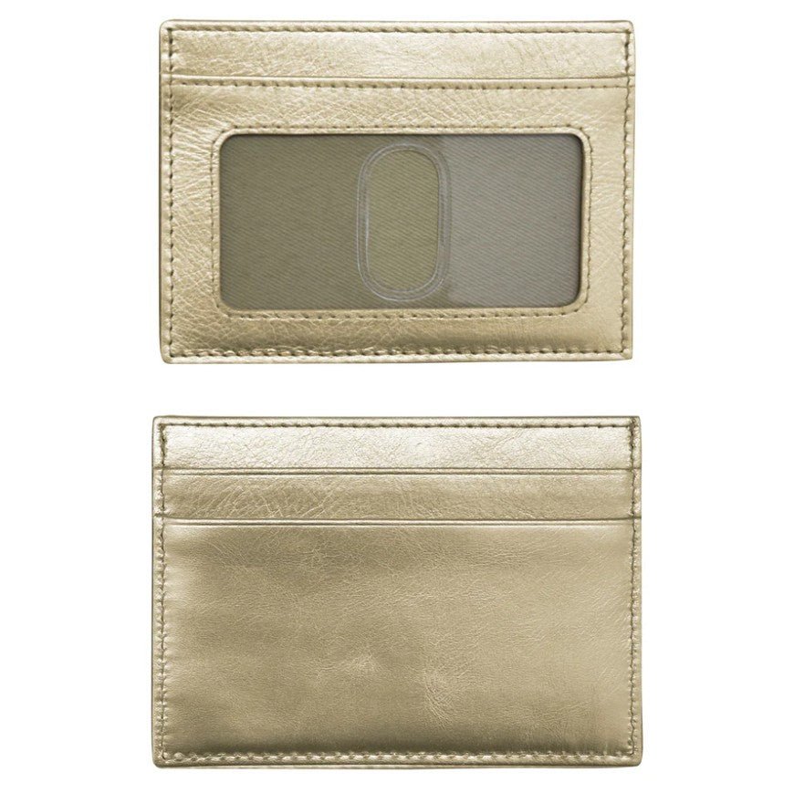 Flat Leather I.D. / Card Case - Leila Jewels
