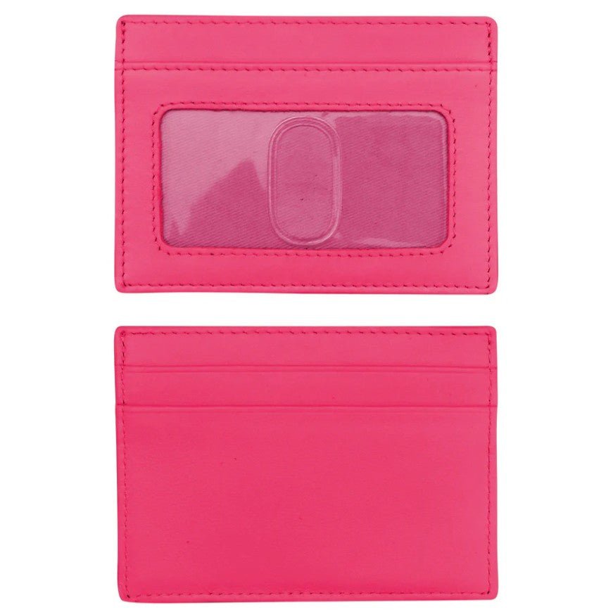 Flat Leather I.D. / Card Case - Leila Jewels