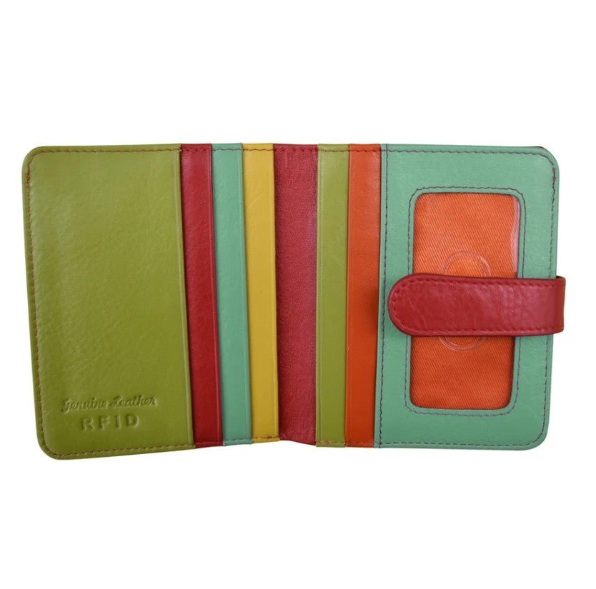 Leather Bi - Fold Credit Card Wallet - Leila Jewels