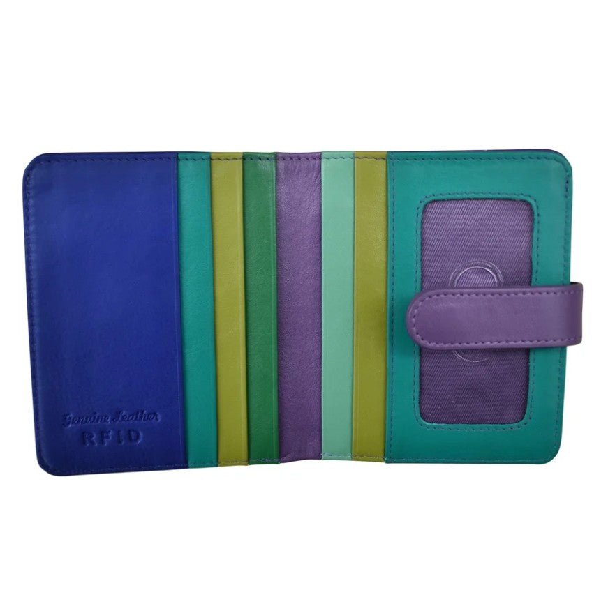 Leather Bi-Fold Credit Card Wallet - Leila Jewels