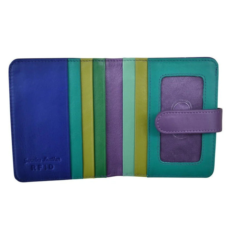 Leather Bi-Fold Credit Card Wallet - Leila Jewels