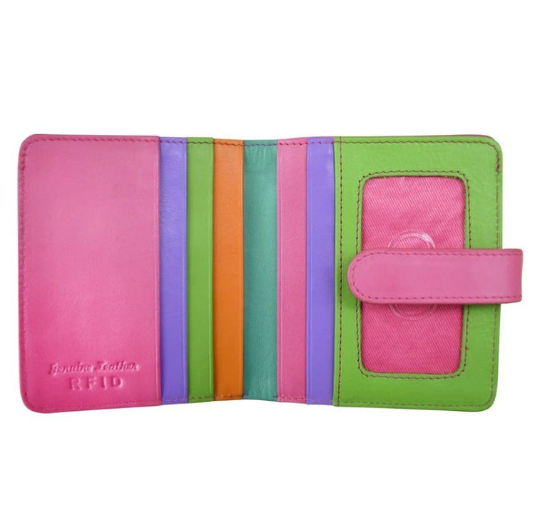 Leather Bi - Fold Credit Card Wallet - Leila Jewels