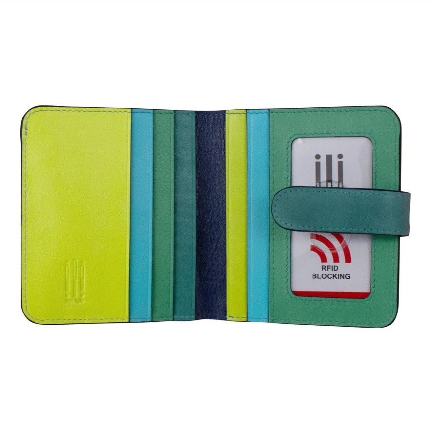 Leather Bi-Fold Credit Card Wallet - Leila Jewels