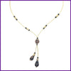 Murano Glass Drop Necklace - Leila Jewels