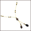 Murano Glass Drop Necklace - Leila Jewels