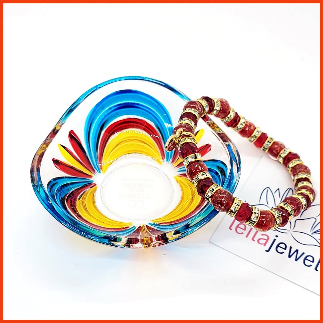 Murano Glass Ring Dish - Leila Jewels