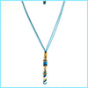 Murano Aqua Pendant Necklace - Leila Jewels
