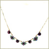 Crystal Flower Necklace - Leila Jewels