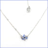 Blue and White Star of David Necklace - Leila Jewels