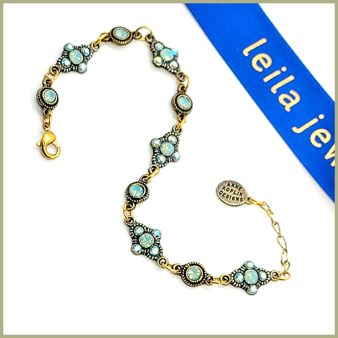 Deco Crystal Bracelet - Leila Jewels