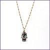 Crystal Hamsa Necklace - Leila Jewels