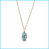 Crystal Hamsa Necklace - Leila Jewels