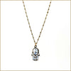 Crystal Hamsa Necklace - Leila Jewels