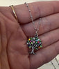 Crystal Tree of Life Necklace - Leila Jewels