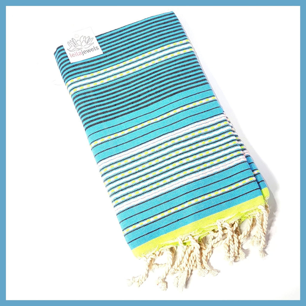 Turkish Towel / Sarong / Beach Towel - Set of 3 - Leila Jewels